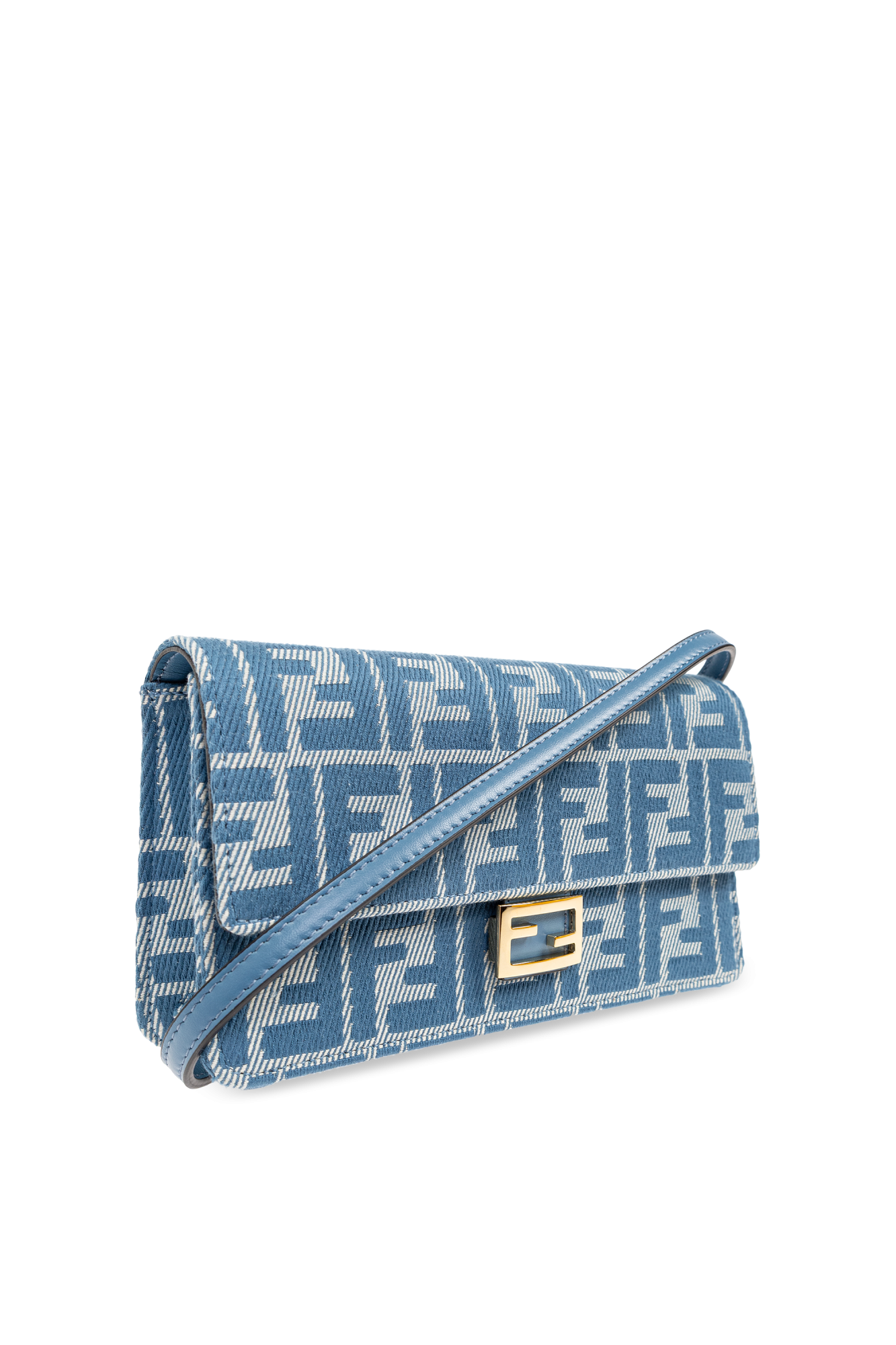FENDI｜ (Baguette Chain Wallet (8M0498 AUNJ F1SNP)) Blue Wallet Baguette on a chain Fendi - Vitkac AS